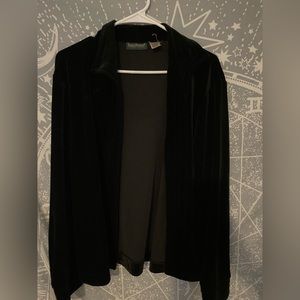 Harvé Bernard by Benard Holtzman Wool Blend Jacket Blazer Size XL Black